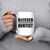 Blessed Dentist - 15oz Accent Mug Black