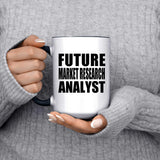 Future Market Research Analyst - 15oz Accent Mug Black
