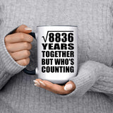94th Anniversary Square Root of 8836 Years Who's Counting - 15oz Accent Mug Black