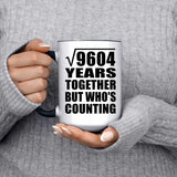 98th Anniversary Square Root of 9604 Years Who's Counting - 15oz Accent Mug Black