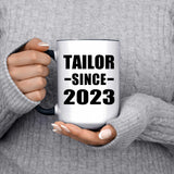 Tailor Since 2023 - 15oz Accent Mug Black