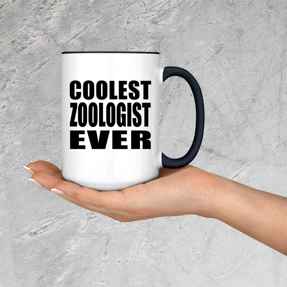 Coolest Zoologist Ever - 15oz Accent Mug Black
