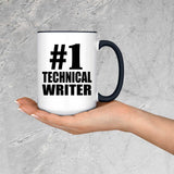 Number One #1 Technical Writer - 15oz Accent Mug Black