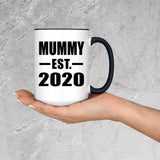 Mummy Established EST. 2020 - 15oz Accent Mug Black