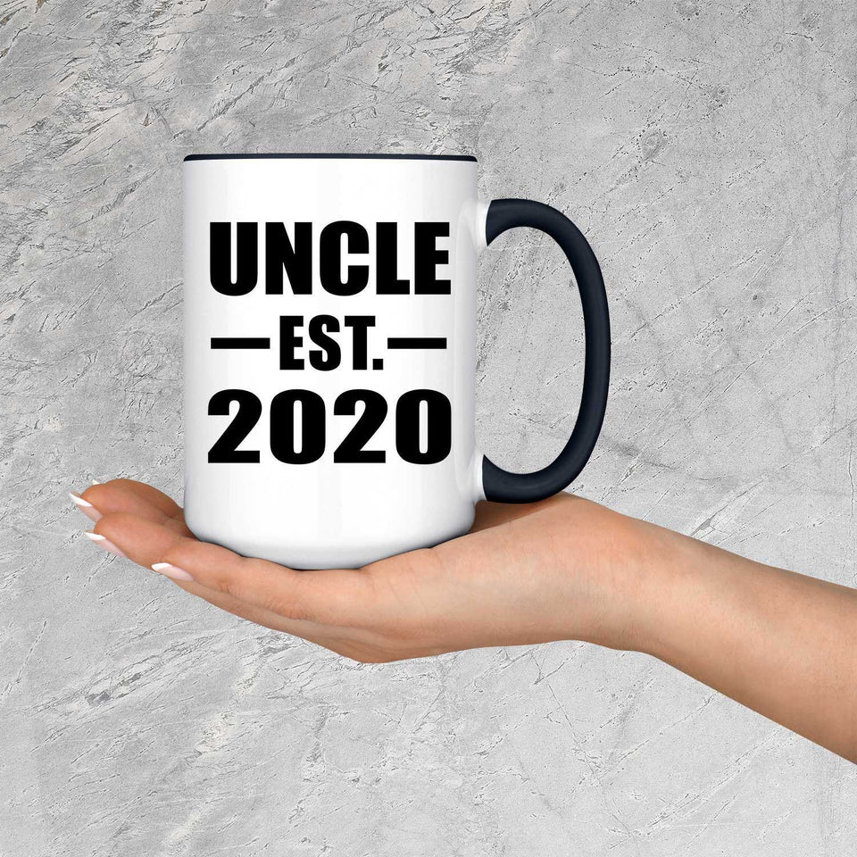 Uncle Established EST. 2020 - 15oz Accent Mug Black