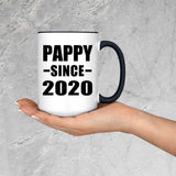 Pappy Since 2020 - 15oz Accent Mug Black