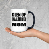 Glen Of Imaal Terrier Mom - 15oz Accent Mug Black