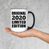 4th Birthday Original 2020 Limited Edition - 15oz Accent Mug Black