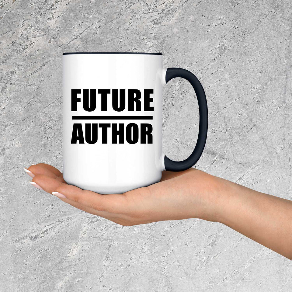 Future Author - 15oz Accent Mug Black