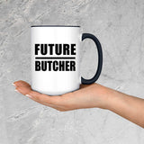 Future Butcher - 15oz Accent Mug Black