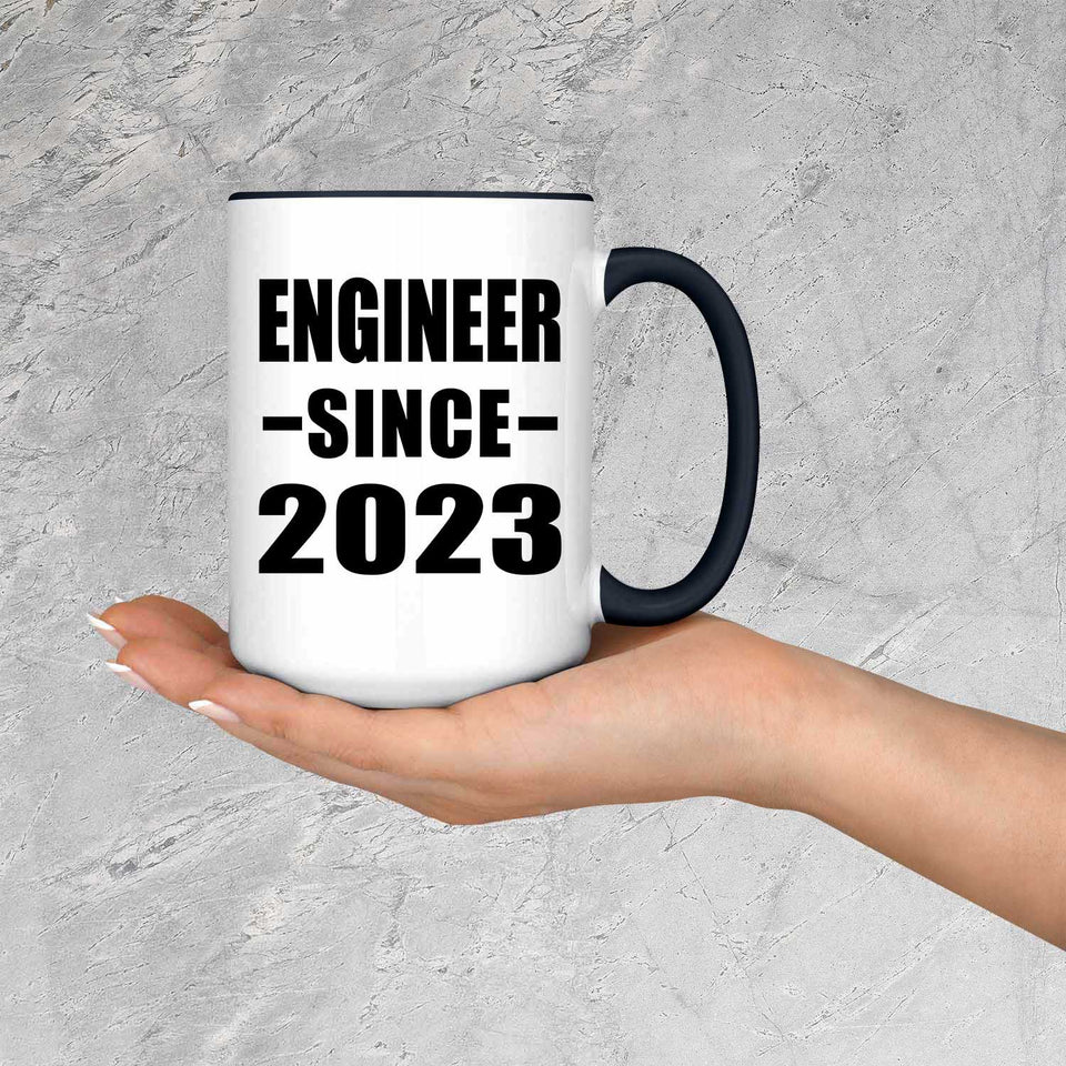 Engineer Since 2023 - 15oz Accent Mug Black