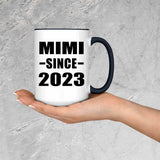 Mimi Since 2023 - 15oz Accent Mug Black