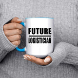 Future Logistician - 15oz Accent Mug Blue