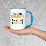 Ain't No Grandpa Like The One I Got - 15oz Accent Mug Blue
