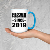 Classmate Since 2019 - 15oz Accent Mug Blue