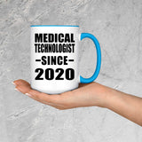 Medical Technologist Since 2020 - 15oz Accent Mug Blue