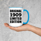 115th Birthday Original 1909 Limited Edition - 15oz Accent Mug Blue