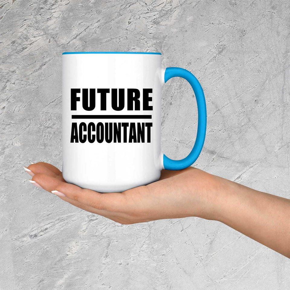Future Accountant - 15oz Accent Mug Blue