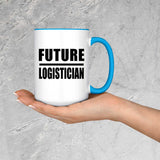 Future Logistician - 15oz Accent Mug Blue