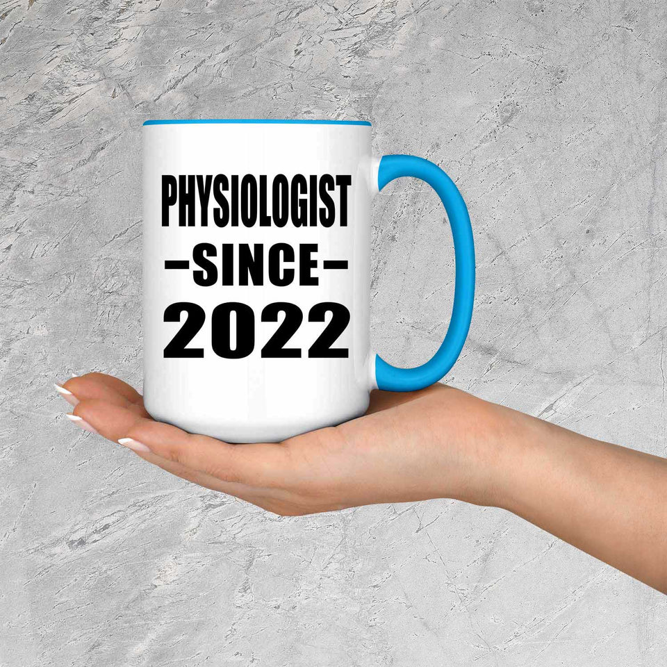 Physiologist Since 2022 - 15oz Accent Mug Blue
