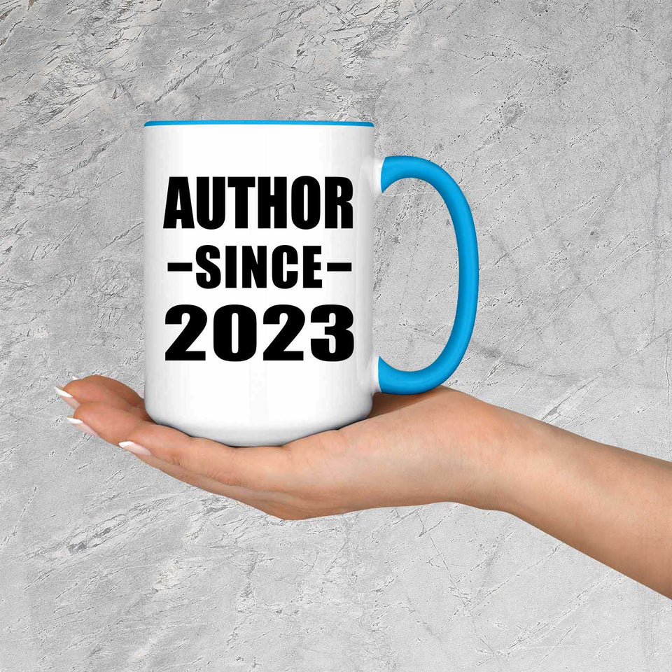 Author Since 2023 - 15oz Accent Mug Blue