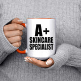A+ Skincare Specialist - 15oz Accent Mug Orange