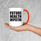 Future Health Inspector - 15oz Accent Mug Orange