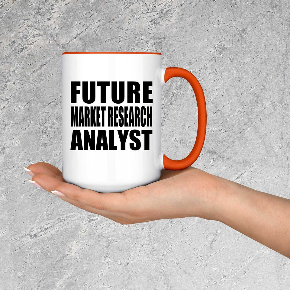 Future Market Research Analyst - 15oz Accent Mug Orange