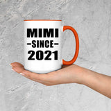 Mimi Since 2021 - 15oz Accent Mug Orange