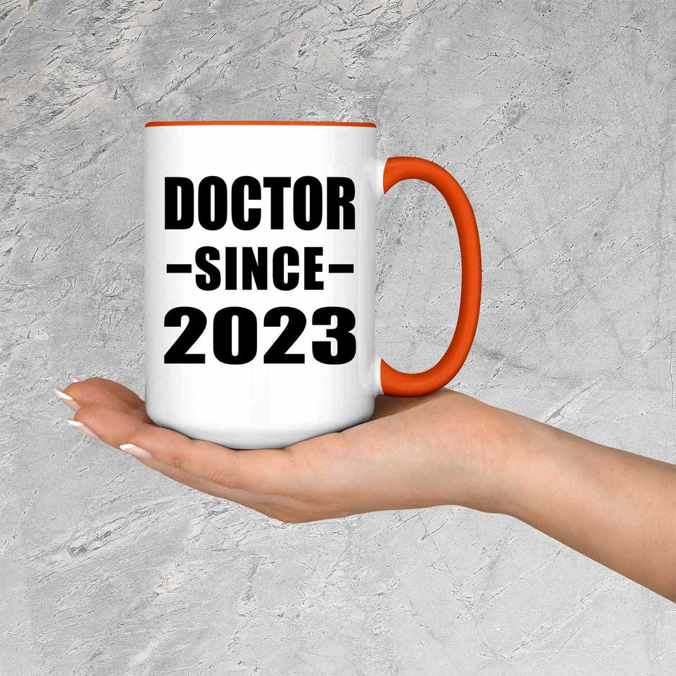 Doctor Since 2023 - 15oz Accent Mug Orange