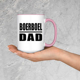 Boerboel Dad - 15oz Accent Mug Pink