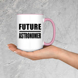 Future Astronomer - 15oz Accent Mug Pink