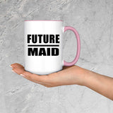 Future Maid - 15oz Accent Mug Pink