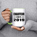 Chauffeur Established EST. 2019 - 15oz Accent Mug Green