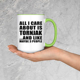 All I Care About Is Tornjak - 15oz Accent Mug Green