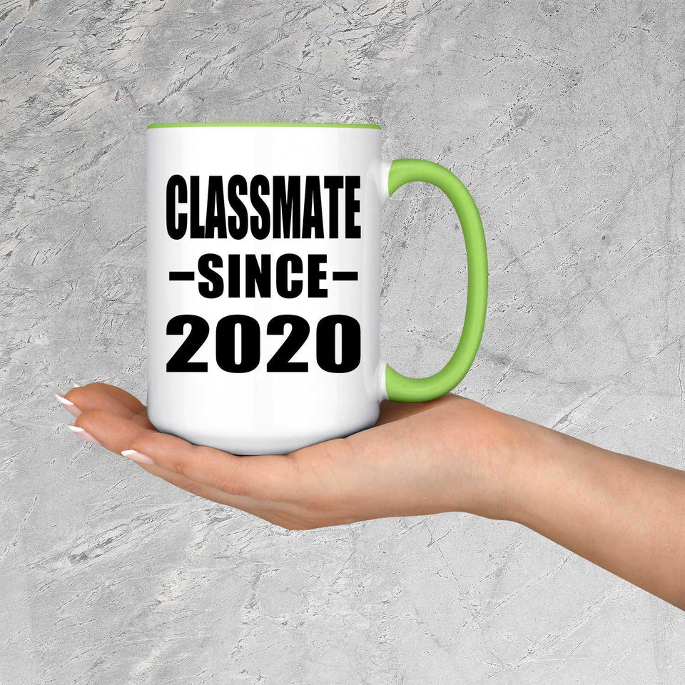 Classmate Since 2020 - 15oz Accent Mug Green