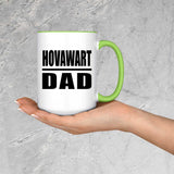 Hovawart Dad - 15oz Accent Mug Green