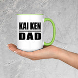 Kai Ken Dad - 15oz Accent Mug Green