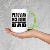 Peruvian Inca Orchid Dad - 15oz Accent Mug Green