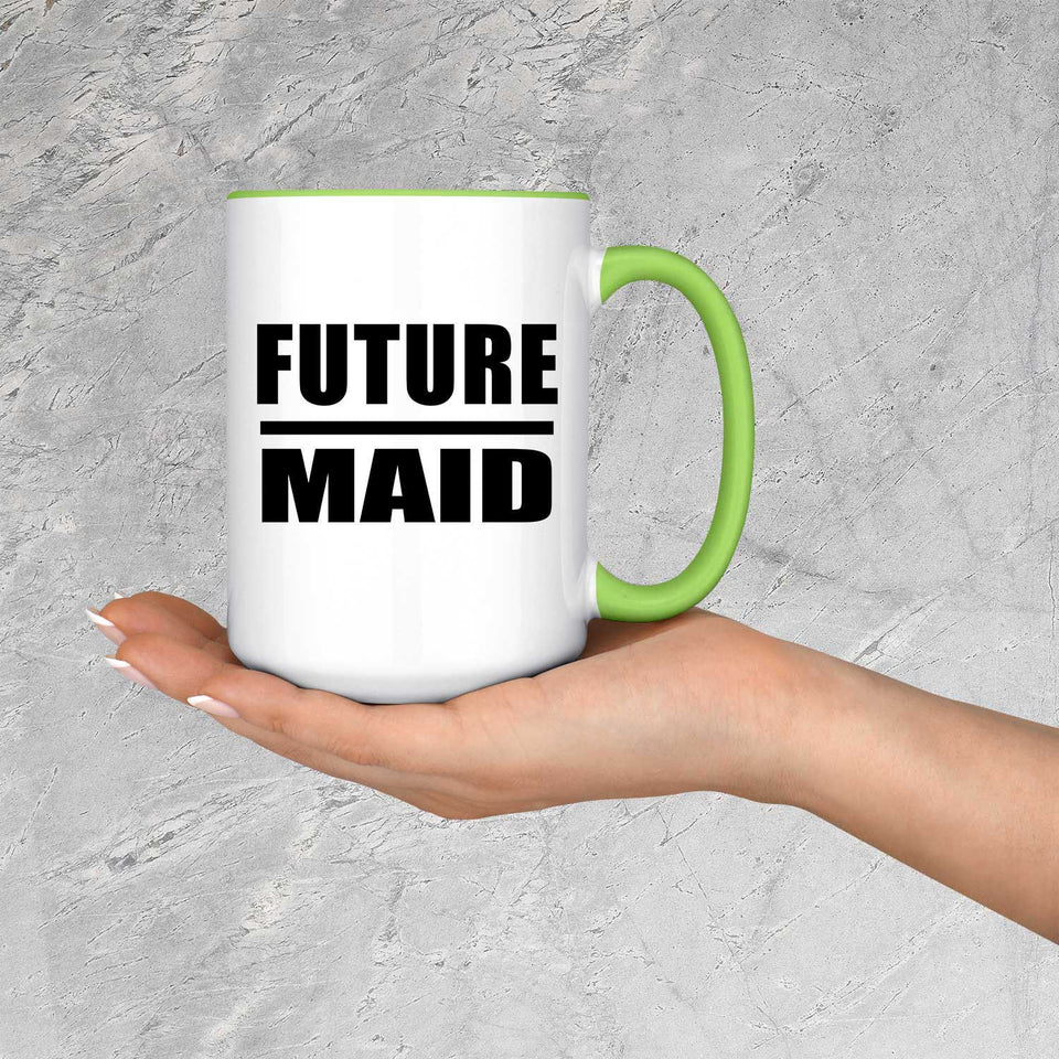 Future Maid - 15oz Accent Mug Green
