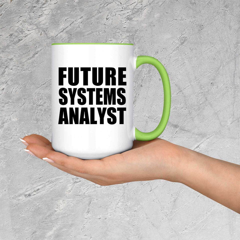 Future Systems Analyst - 15oz Accent Mug Green