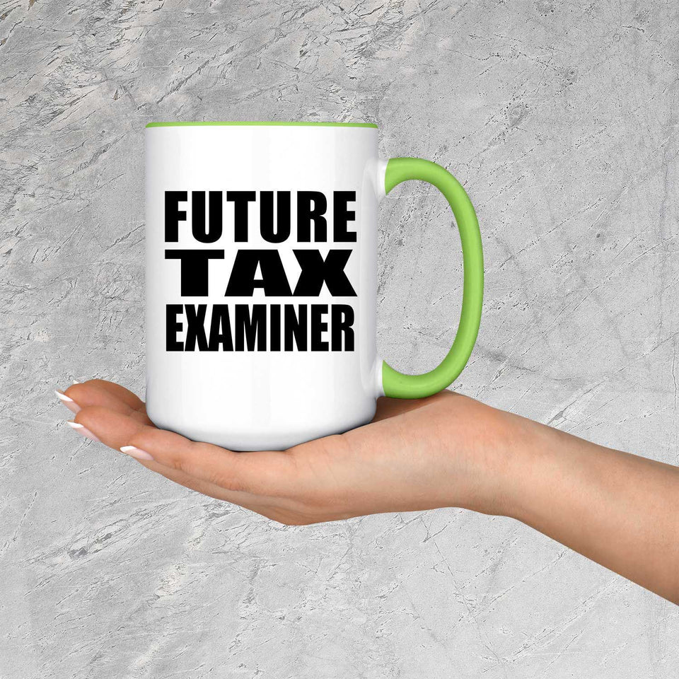 Future Tax Examiner - 15oz Accent Mug Green