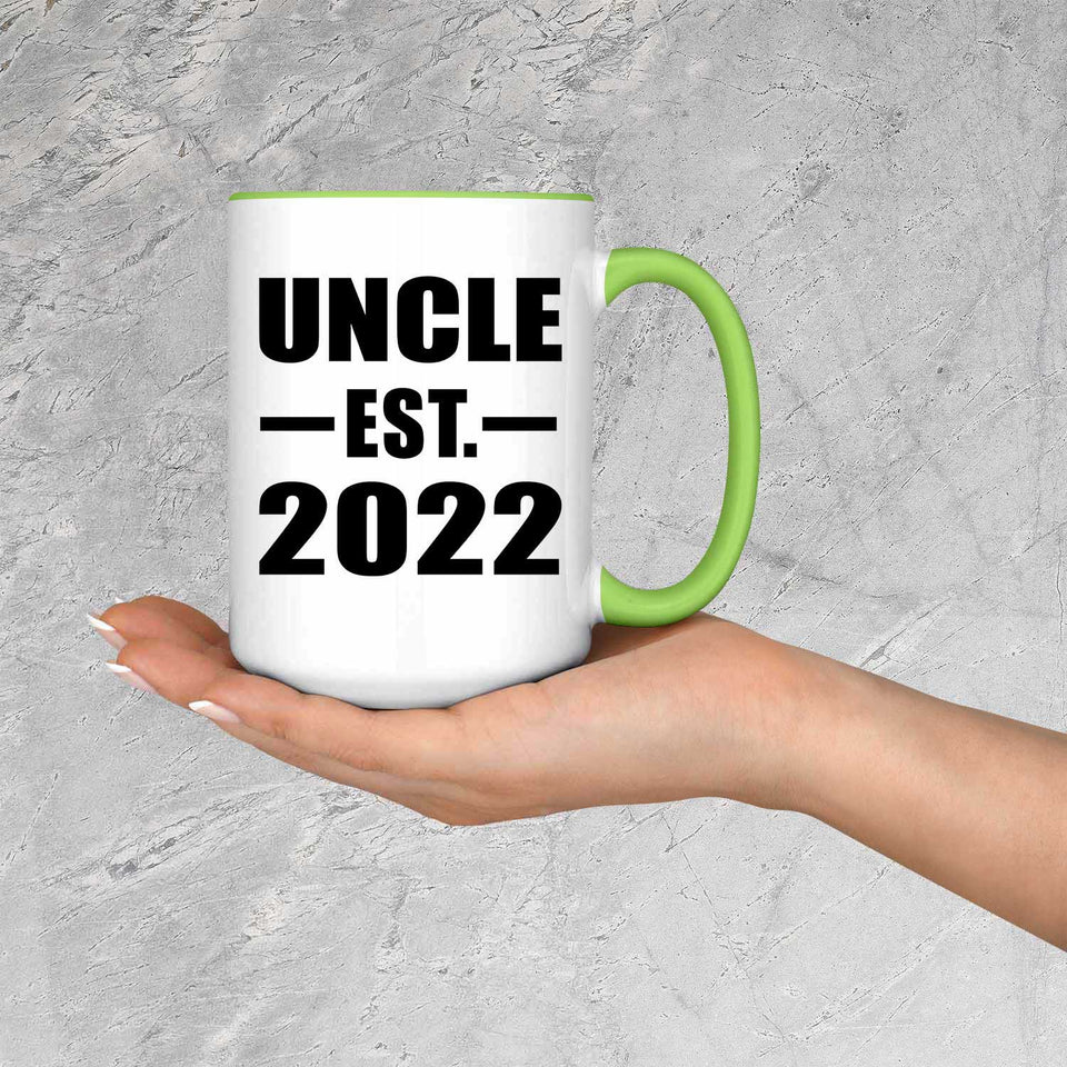 Uncle Established EST. 2022 - 15oz Accent Mug Green