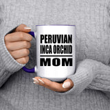 Peruvian Inca Orchid Mom - 15oz Accent Mug Purple