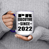 PR Executive Since 2022 - 15oz Accent Mug Purple