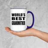 World's Best Grandmother - 15oz Accent Mug Purple