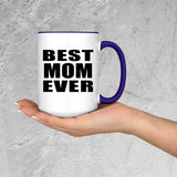 Best Mom Ever - 15oz Accent Mug Purple