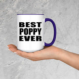 Best Poppy Ever - 15oz Accent Mug Purple