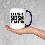 Best Step Son Ever - 15oz Accent Mug Purple