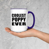 Coolest Poppy Ever - 15oz Accent Mug Purple